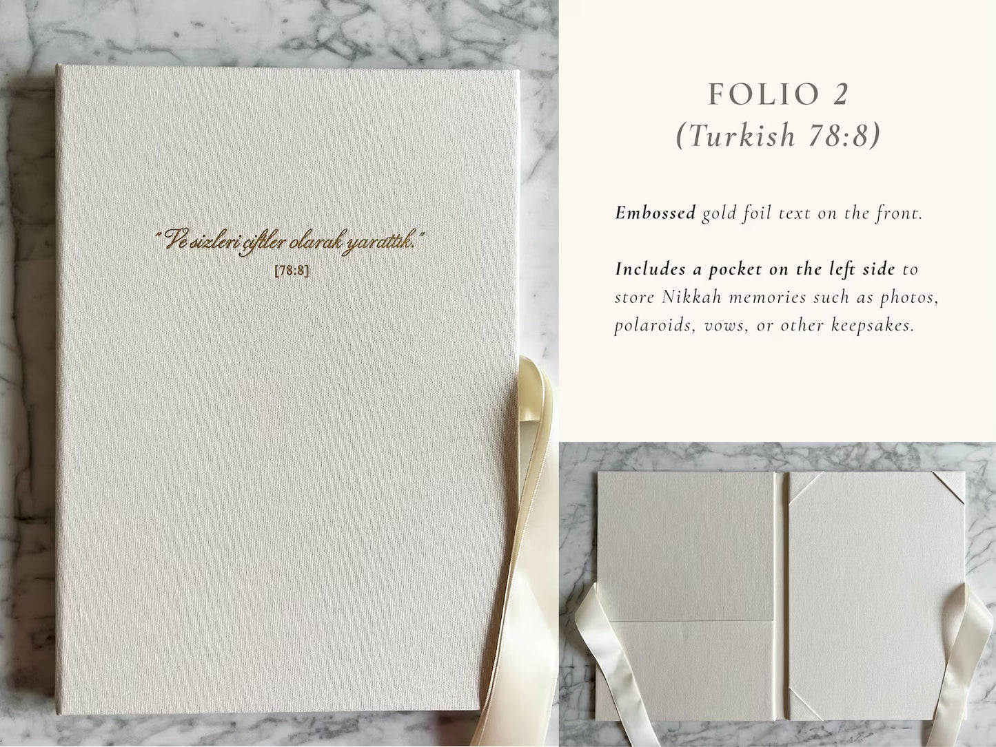 Linen Folio (Size: A4)