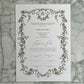 Baroque Green Nikkah Certificate (A3 Size)