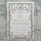 Dreamy Pastel Nikkah Certificate (A3 Size)