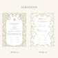 Gardens of Paradise Nikkah Certificate (A3 Size)