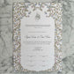 Gardens of Paradise Nikkah Certificate (A3 Size)