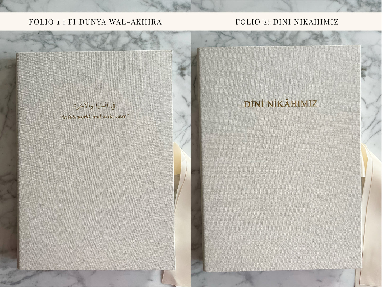 Floral Gold Nikkah Certificate (A4 Size)