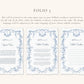 Baroque Blue Nikkah Certificate (Size: A4)