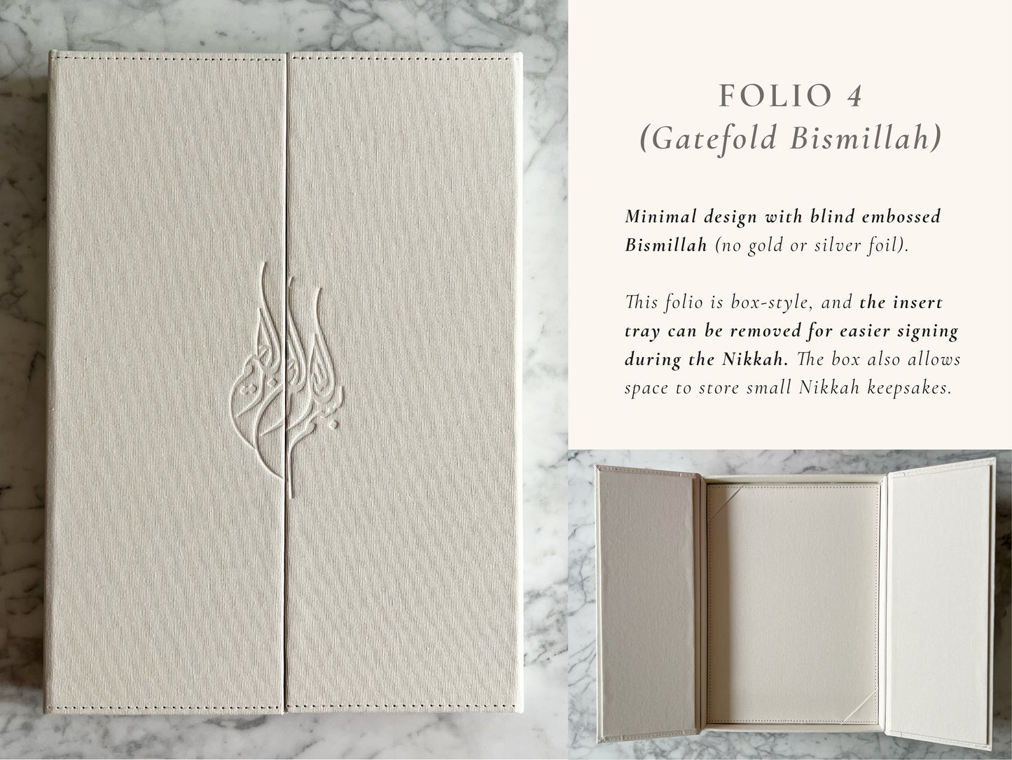Baroque Blue Nikkah Certificate (Size: A4)