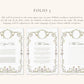Wax Seal Floral Baroque Nikkah Certificate (Size: A4)