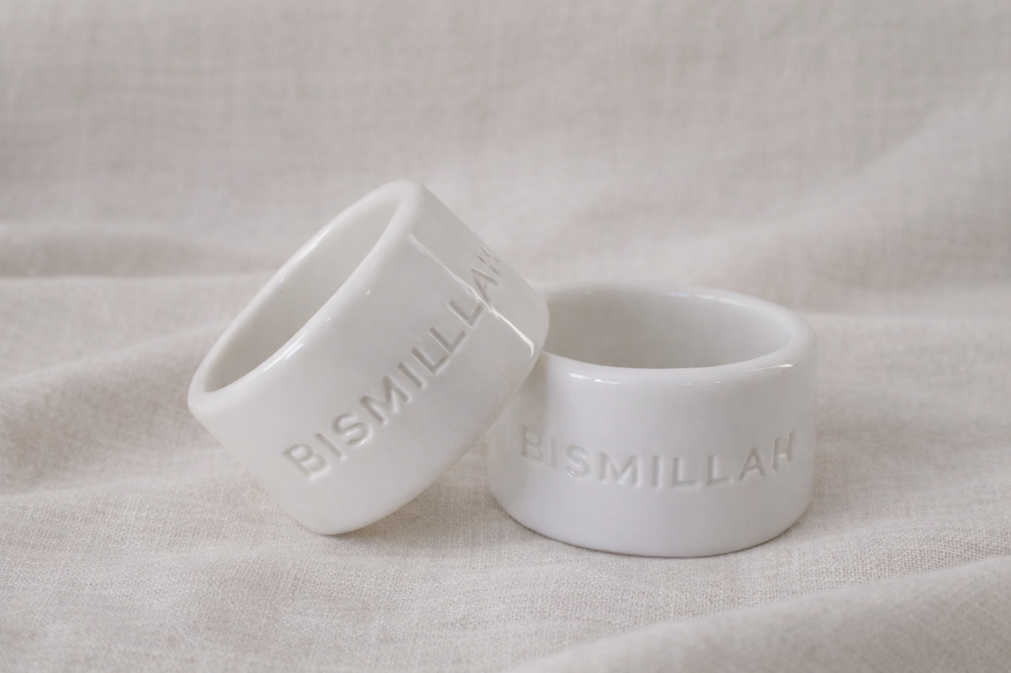 Ceramic Bismillah Napkin Ring