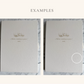 *B-STOCK* Linen Folio - Imperfect but Beautiful