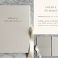 *B-STOCK* Linen Folio - Imperfect but Beautiful