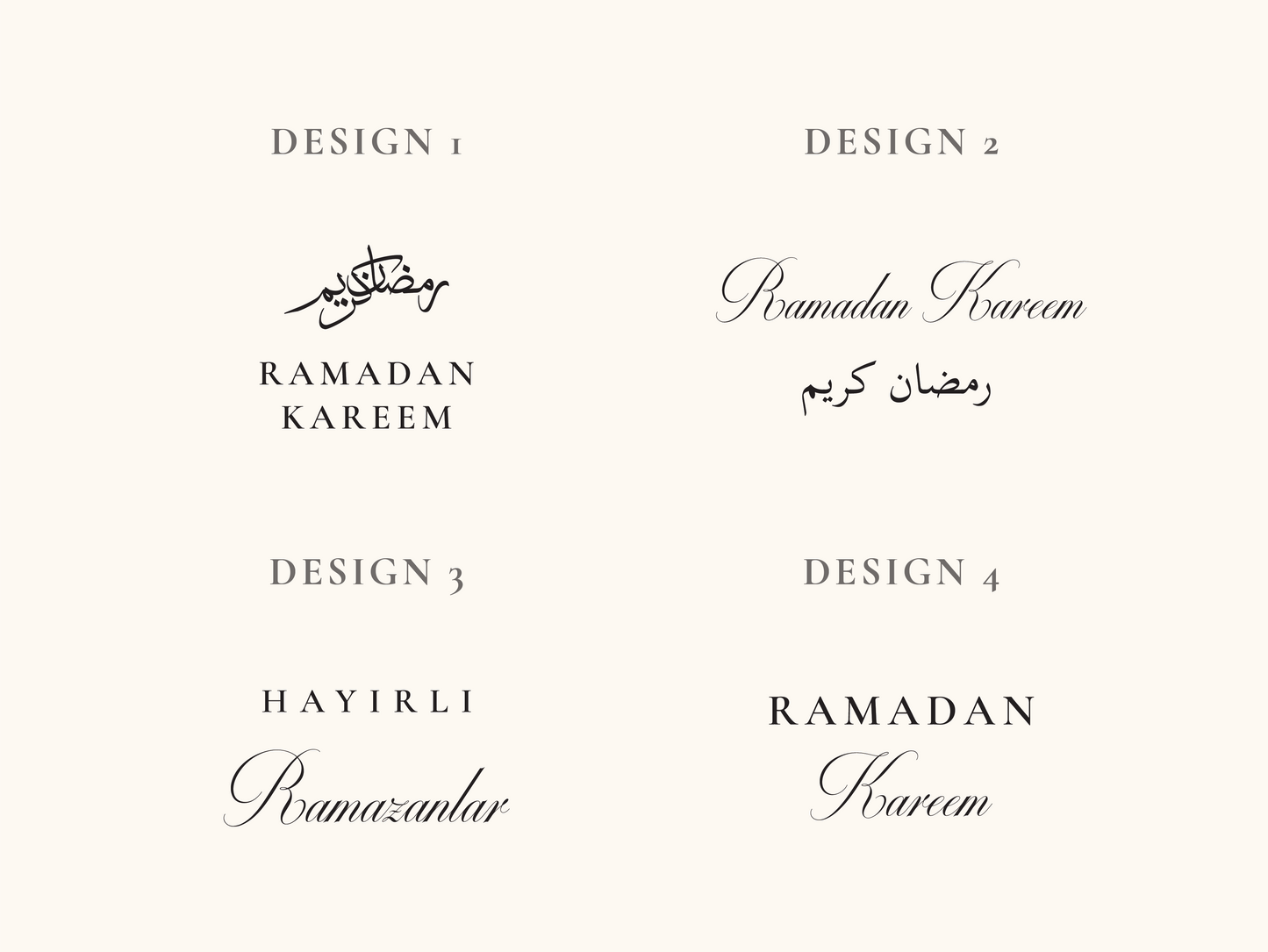 Eid Linen Sign with Wooden Holder
